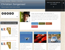 Tablet Screenshot of christianjongeneel.nl